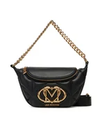 Nerki - LOVE MOSCHINO Saszetka nerka JC4187PP0NLC0000 Czarny - miniaturka - grafika 1