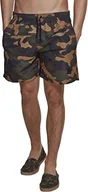 Spodenki damskie - Urban Classics Męskie szorty kąpielowe Camo Swimshorts, wielokolorowe (Wood Camo 00841), średnie (rozmiar producenta: M) - miniaturka - grafika 1