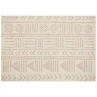 Dywany - Lumarko Dywan bawełniany 160 x 230 cm beżowo-różowy EDIRNE - miniaturka - grafika 1