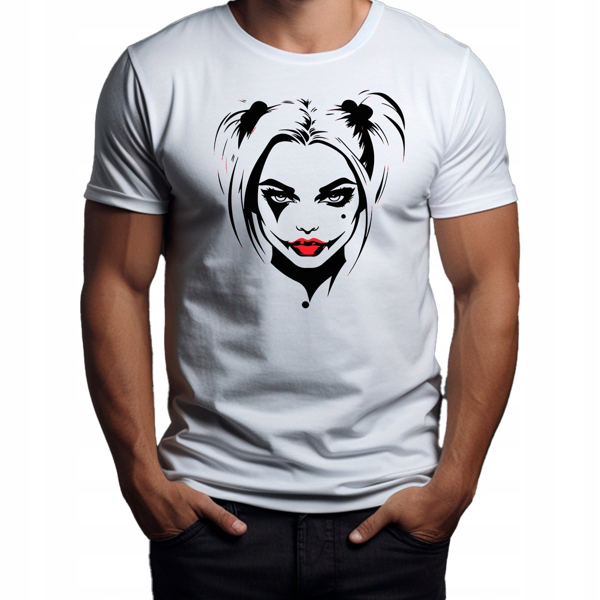 Nowoczesna Koszulka T-Shirt ''Harley Quinn'' Bawełna XL