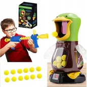 Gry planszowe - Głodna Kaczka Strzelanie Do Celu Pistolet + Kulki - miniaturka - grafika 1