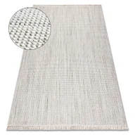 Dywany - Dywan NANO EO78B Melanż, pętelkowy, płasko tkany biały / szary beżowy 120x170 cm - miniaturka - grafika 1