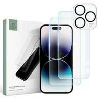 Szkła hartowane na telefon - Szkło hartowane TECH-PROTECT Supreme Set do Apple iPhone 15 Pro Max - miniaturka - grafika 1