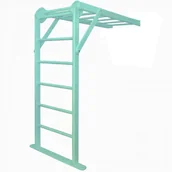 Wyposażenie sportowe i gimnastyczne - Małpiszon, Drabinka Gimnastyczna Mini 2 Turkusowa - miniaturka - grafika 1