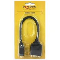 Złącza, przejściówki, adaptery - Delock VGA - VGA + 3X CHINCH (GGAOIDX100RSEW) - miniaturka - grafika 1