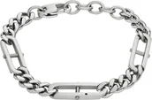 Bransolety męskie - Fossil Bransoletka Męska - Biżuteria Dziedzictwo Z Hipoalergicznej Stali - miniaturka - grafika 1