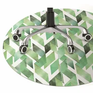 Podnóżki, podpórki, podkładki - Mata pod krzesło Bałaganiarska jodełka fi100 cm - miniaturka - grafika 1