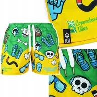 Kąpielówki męskie - Kąpielówki Na Plażę Ground Game Copacabana Bjj Style R. L - miniaturka - grafika 1