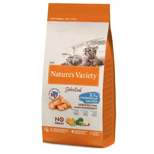 Natures Variety Nature's Variety Selected, łosoś norweski - 7 kg - Sucha karma dla kotów - miniaturka - grafika 1