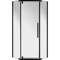 Kabiny z hydromasażem - BALIV Kabina prysznicowa Perfecto DUK-4841 90 czarna - miniaturka - grafika 1