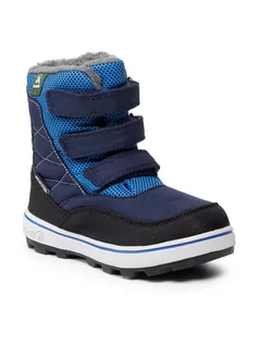 Buty dla chłopców - Kamik Śniegowce Matt NF4292 Granatowy - grafika 1