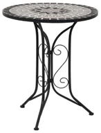 Stoły ogrodowe - Elior Stolik balkonowy z ceramicznym blatem D5-D36 - miniaturka - grafika 1