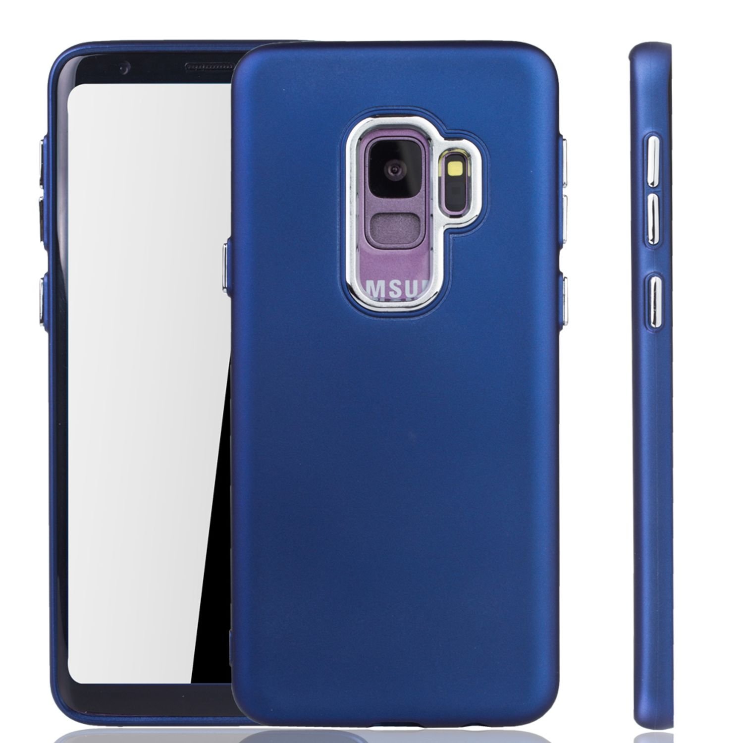 Pokrowiec Samsung Galaxy S9 - Pokrowiec na telefon komórkowy Samsung Galaxy S9 - Etui na telefon komórkowy w kolorze ciemnoniebieskim