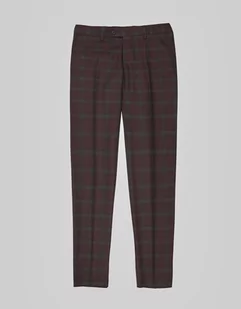 spodniedo zestawu naro 02 bordo slim fit - Spodnie męskie - miniaturka - grafika 1