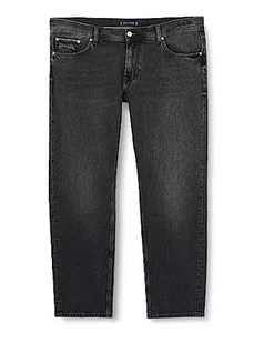Tommy Hilfiger Męskie spodnie jeansowe Bt-rgl Madison Str Morgan Blk-B, Morgan Czarny, 40W / 34L - Spodenki męskie - miniaturka - grafika 1