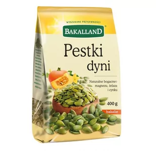 Bakalland BAK PESTKI DYNI ŁUSKANE 400G 29732336 - Ziarna i nasiona roślin strączkowych - miniaturka - grafika 1