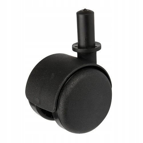DoMino Kółko meblowe śr 50mm/40kg,pnakładka czarne
