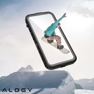 Etui Wodoodporne Alogy IP68 Case z przezroczystym tyłem Pancerna obudowa 360 do MagSafe do Apple iPhone 14 - Etui i futerały do telefonów - miniaturka - grafika 13