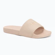 Klapki i japonki damskie - Klapki damskie Calvin Klein YW0YW01835 Slide Monogram Wn triple whisper pink - miniaturka - grafika 1