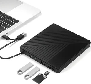 Napęd Reagle Reagle Zewnętrzny Przenośny Napęd CD DVD-RW USB 3.2 USB-C - Napędy optyczne - miniaturka - grafika 1