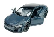 Samochody i pojazdy dla dzieci - WELLY AUDI RS e-tron GT SZARY 1:34 SAMOCHÓD NOWY METALOWY MODEL - miniaturka - grafika 1