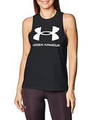 Koszulki i topy damskie - Under Armour Damska koszulka na ramiączkach Live Sportstyle Graphic - miniaturka - grafika 1