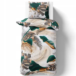 POŚCIEL KOMPLET POŚCIELI 140X200 CM POSZEWKI ZESTAW POLSKA WZÓR LIŚCIE 111 - Pościel POŚCIEL KOMPLET POŚCIELI 140X200 CM POSZEWKI ZESTAW POLSKA WZÓR LIŚCIE 111 - Pościel - miniaturka - grafika 1