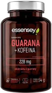 Essensey Guarana + Kofeina 90 kapsułek (5902114043513) - Suplementy naturalne - miniaturka - grafika 1