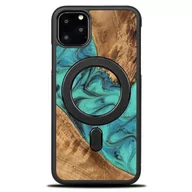 Etui i futerały do telefonów - Etui Bewood Unique na iPhone 11 Pro Max - Turquoise z MagSafe - miniaturka - grafika 1