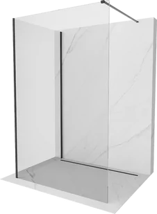 Mexen Kioto ścianka prysznicowa Walk-in 120 x 120 cm, transparent, czarna - 800-120-212-70-00-120 - Ścianki i drzwi prysznicowe - miniaturka - grafika 1