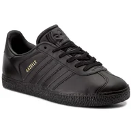 Buty sportowe damskie - Adidas Buty Gazelle J BY9146 Cblack/Cblack/Cblack - miniaturka - grafika 1