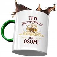Kubki - Kubek Zielony Dla Szczypiornisty Jest Osom z Nadrukiem ze Zdjęciem + Opakowanie na prezent (wzór 03) - miniaturka - grafika 1