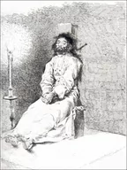 Plakaty - The garroted man (El agarrotado), Francisco Goya - plakat Wymiar do wyboru: 60x80 cm - miniaturka - grafika 1