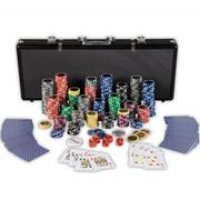 Zestawy do pokera - MAX Zestaw do pokera, 500 żetonów Ultimate black - miniaturka - grafika 1
