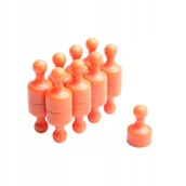 Magnesy - Magnes na lodówkę, biurowy 12x20 Pomarańczowy - miniaturka - grafika 1