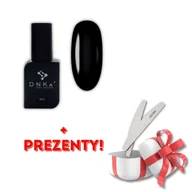 Lakiery hybrydowe - DNKa Lakier hybrydowy Ultra Black 12 ml + 2 szt. Pilnik do paznokci ForMe 100/180 - miniaturka - grafika 1