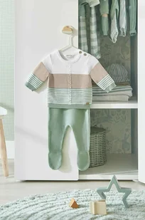 Mayoral Newborn komplet bawełniany niemowlęcy kolor turkusowy - Komplety dla niemowląt - miniaturka - grafika 1