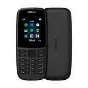 Telefony komórkowe - Nokia 105 2019 Czarny - miniaturka - grafika 1