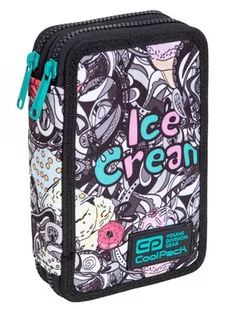 CoolPack Piórnik Podwójny Z Wyposażeneim Jumper 2 Ice Cream - Piórniki - miniaturka - grafika 1