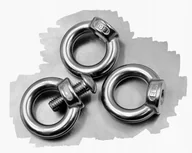 Śruby i nakrętki - M6 NAKRĘTKA Z UCHEM OCZKIEM KWASOODPORNA inox nierdzewna A4 582 (1) - miniaturka - grafika 1