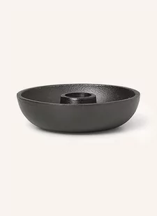 Ferm Living Świecznik Bowl schwarz - Świeczniki - miniaturka - grafika 1