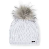 Czapki damskie - Damska czapka o gęstym splocie z pomponem - miniaturka - grafika 1