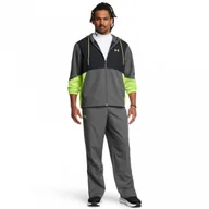 Spodnie sportowe męskie - Męskie spodnie treningowe Under Armour UA Icon Legacy Windbreaker Pant - szare - UNDER ARMOUR - miniaturka - grafika 1