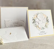 Kartki okolicznościowe i zaproszenia - Kartka na chrzest z pudełkiem i kopertą, 53a - miniaturka - grafika 1