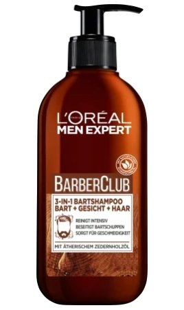 L'Oréal Men Expert, BarberClub, Szampon do brody 3 w 1, 200 ml (PRODUKT Z NIEMIEC)
