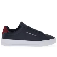 Buty sportowe męskie - Buty Tommy Hilfiger Court Leather FM0FM04971-DW5 - granatowe - miniaturka - grafika 1