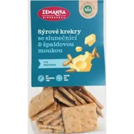 Paluszki - Zemanka Krakersy z serem i słonecznikiem 100 g Bio - żywność - miniaturka - grafika 1