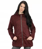 Kurtki damskie - Kurtka Damska Przejściowa Parka 23225 r XL bordowa - miniaturka - grafika 1