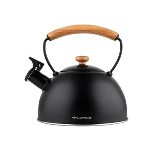 Czajnik nierdzewny 1,8 l New nature line czarny - Czajniki na gaz - miniaturka - grafika 1