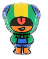 Balony i akcesoria - Balon Foliowy Brawl Stars Leon 81Cm - miniaturka - grafika 1